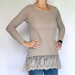 SAKS Grey label thermal top